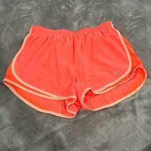 Dry fit Nike hot pink/orange shorts